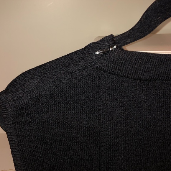 St. John Black Knit Tank Top - Picture 4 of 5